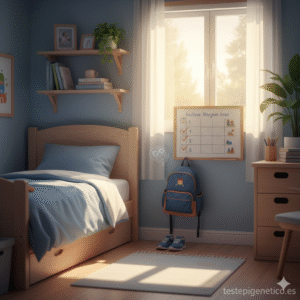 Rutinas y horarios de sueño como intervención conductual clave en niños con TDAH.